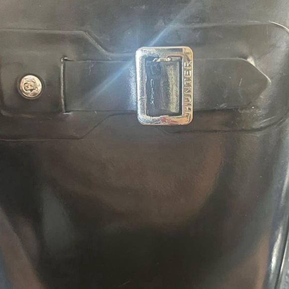 HUNTER | Tall Black Original Shiny Glossy Hunter Rain Boots UK 5/ US 6 - Picture 7 of 16